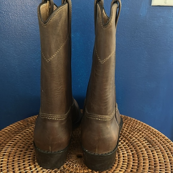 Unisex BUTTERO Italian Made Brown Leather Pull On Boots Sz 37 W 6.5 Men 5 main image 5